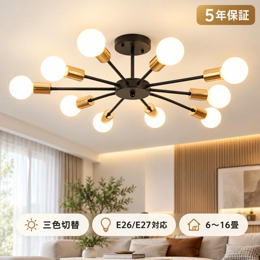 シーリングライト LED 三色切替 6灯 8灯 10灯 6畳 8畳 10畳 12畳 14畳