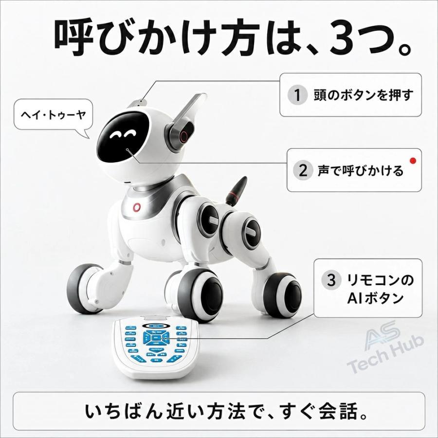 AI ロボット 犬 おもちゃ ChatGPT Gemini搭載 音声会話 おしゃべり