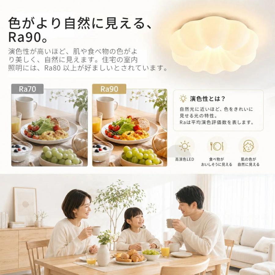 シーリングライト LED おしゃれ お花 雲 かわいい 子供部屋 北欧 照明