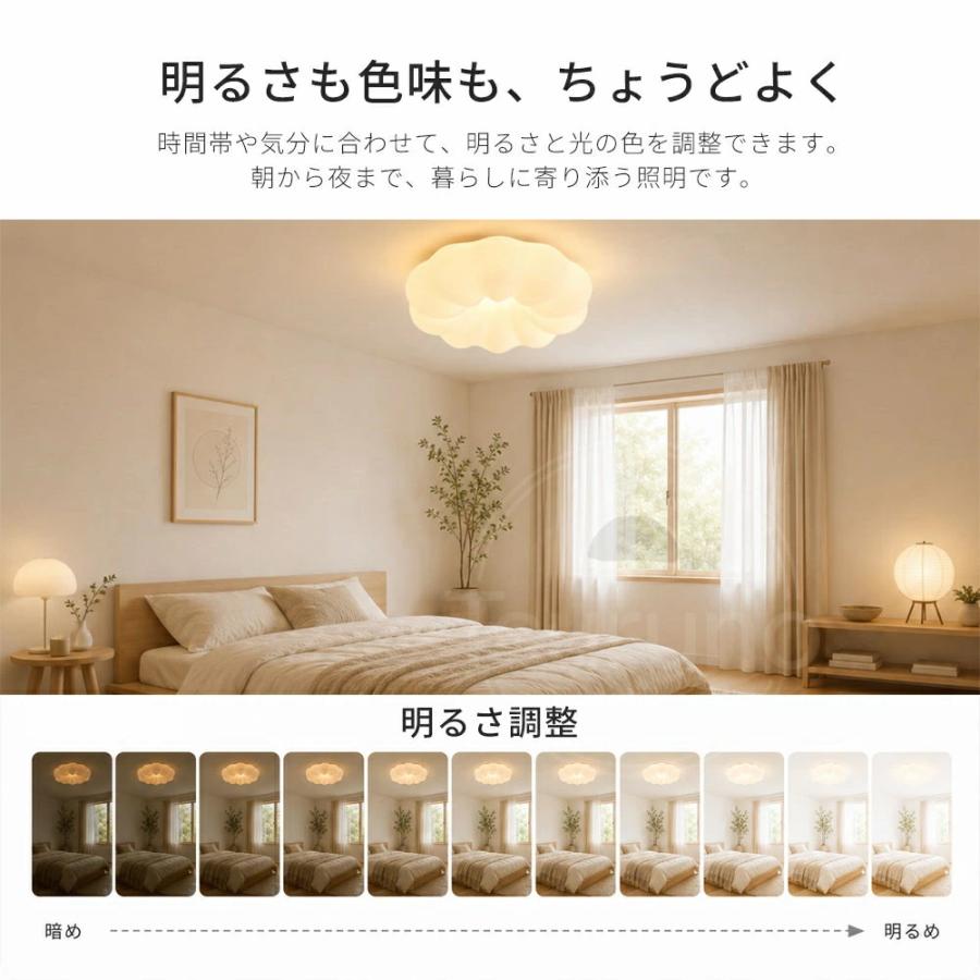 シーリングライト LED おしゃれ お花 雲 かわいい 子供部屋 北欧 照明