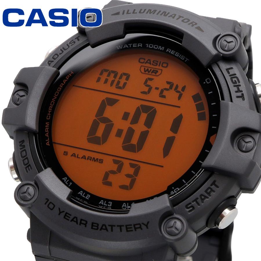 CASIO TRON ASTRONOXデジタル腕時計 シルバー/オレンジ CASIO（カシオ