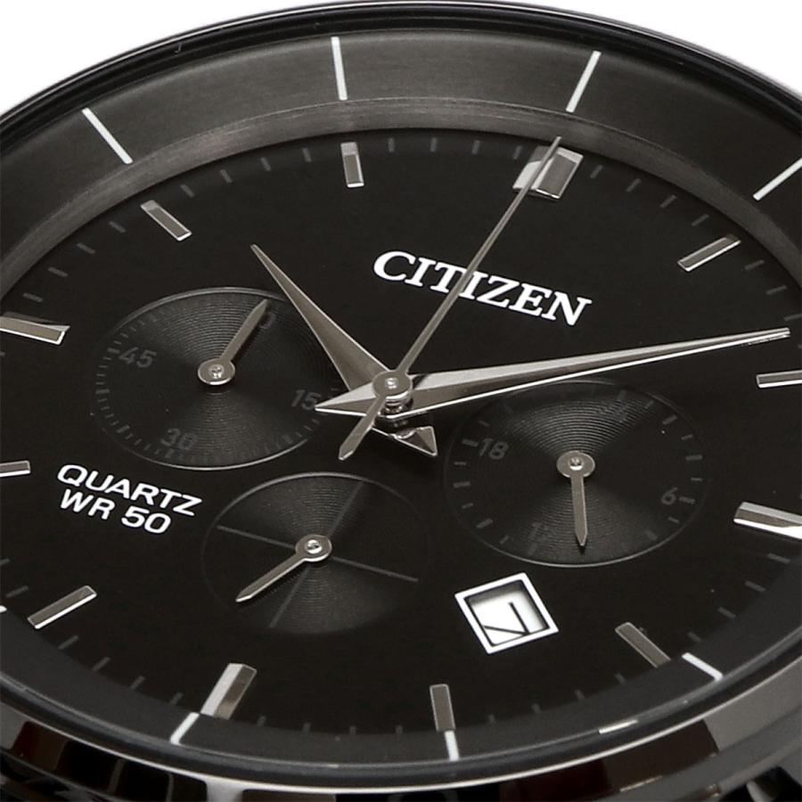 美品 CITIZEN クロノグラフ 腕時計 ブラック タキメーターベゼル 日付有 CITIZEN（シチズン） 腕時計 ズシチン 時計 ウォッチ クロノグラフ