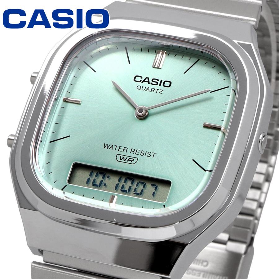 CASIO（カシオ） アナデジ クオーツ 腕時計 Edgy Collection AQ-240E