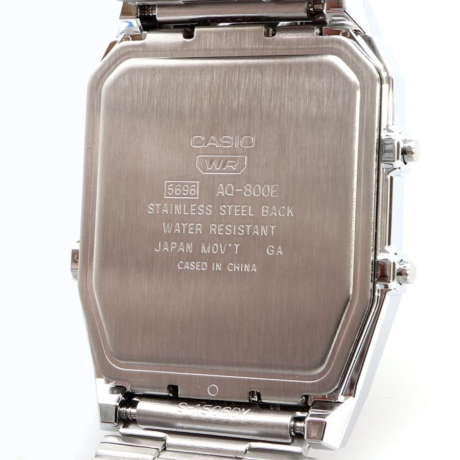 CASIO（カシオ） 腕時計 スタンダード チプカシ アナデジ クオーツ AQ-800E-7A2 ユニセックス オフホワイト 海外モデル ...