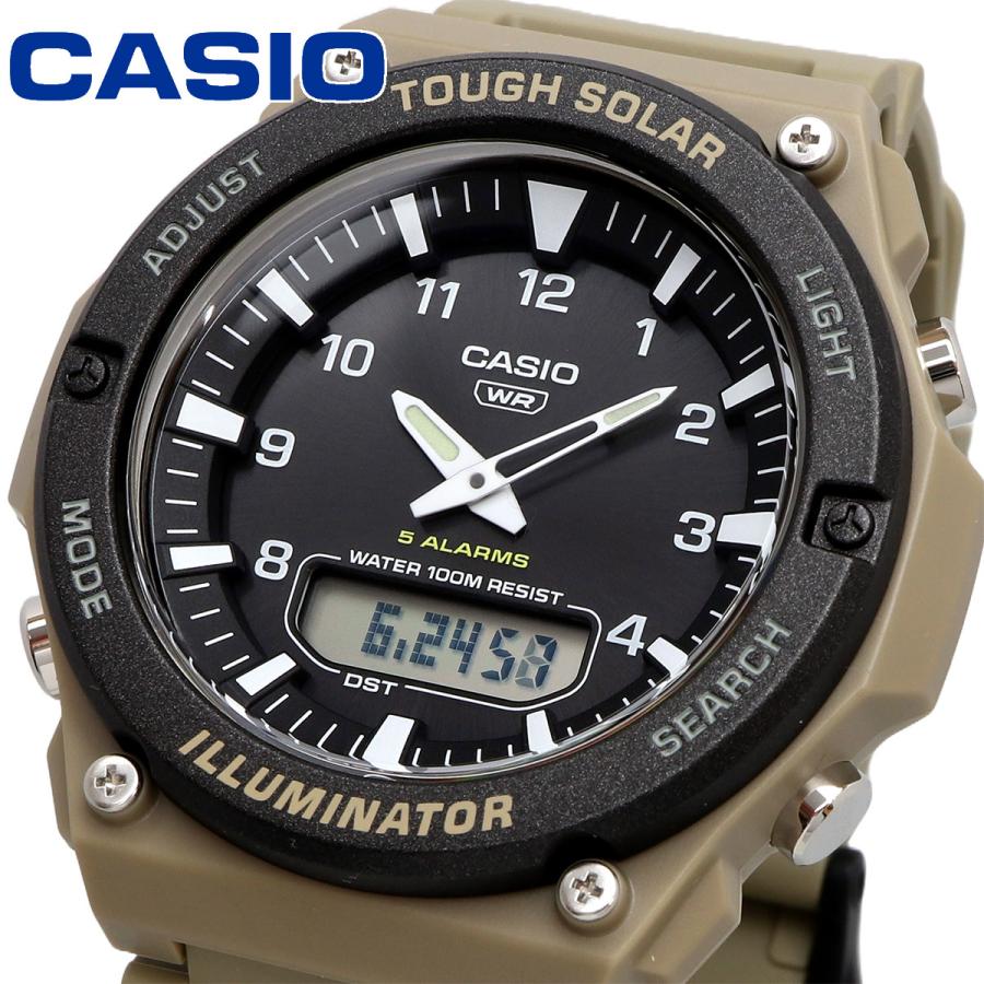 CASIO（カシオ） 腕時計 ウォッチ チプカシ タフソーラー アナデジ AQ
