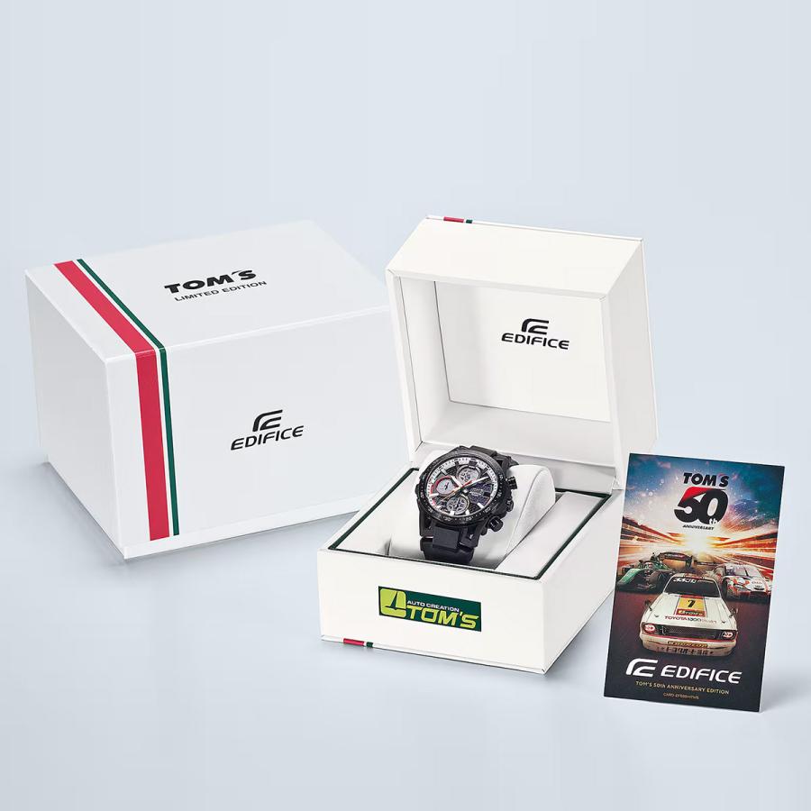 EDIFICE 腕時計 エディフィス SOSPENSIONE CASIO トムス 設立50周年記念コラボレーションモデル EFS-S641TMS-1A 海外モデル [並行輸入品]の画像