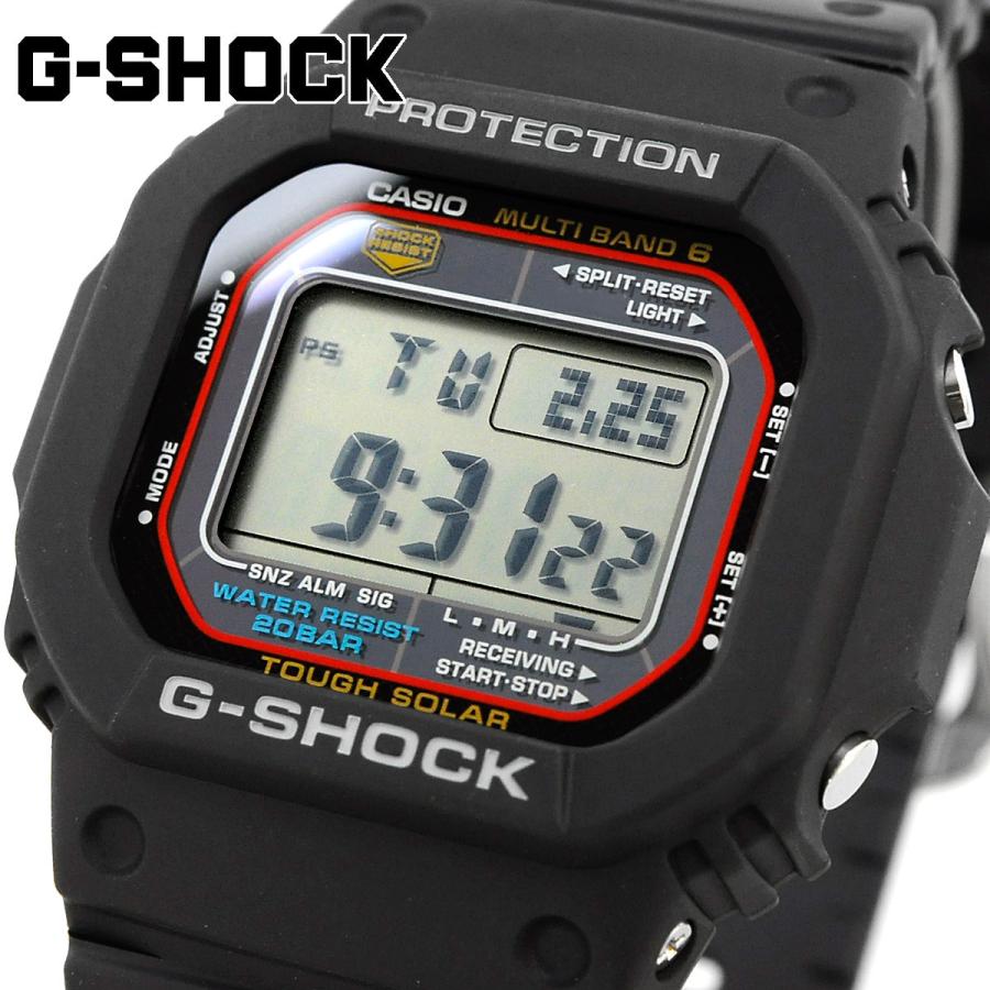 CASIO カシオ 腕時計   G-SHOCK Gショック 海外モデル 電波ソーラー マルチバンド6 メンズ  GW-M5610U-1