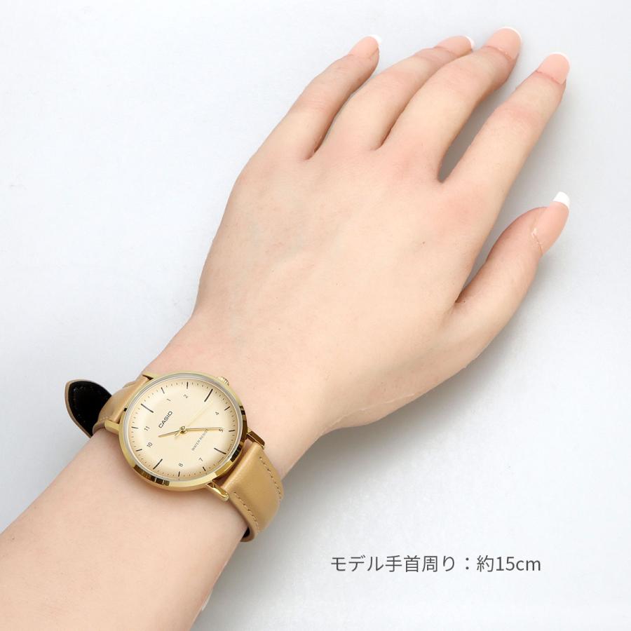 CASIO 腕時計 カシオ ウォッチ チープカシオ チプカシ クオーツ レディース ベージュ レザーバンド LTP-VT03GL-4B 海外モデル [並行輸入品]の画像
