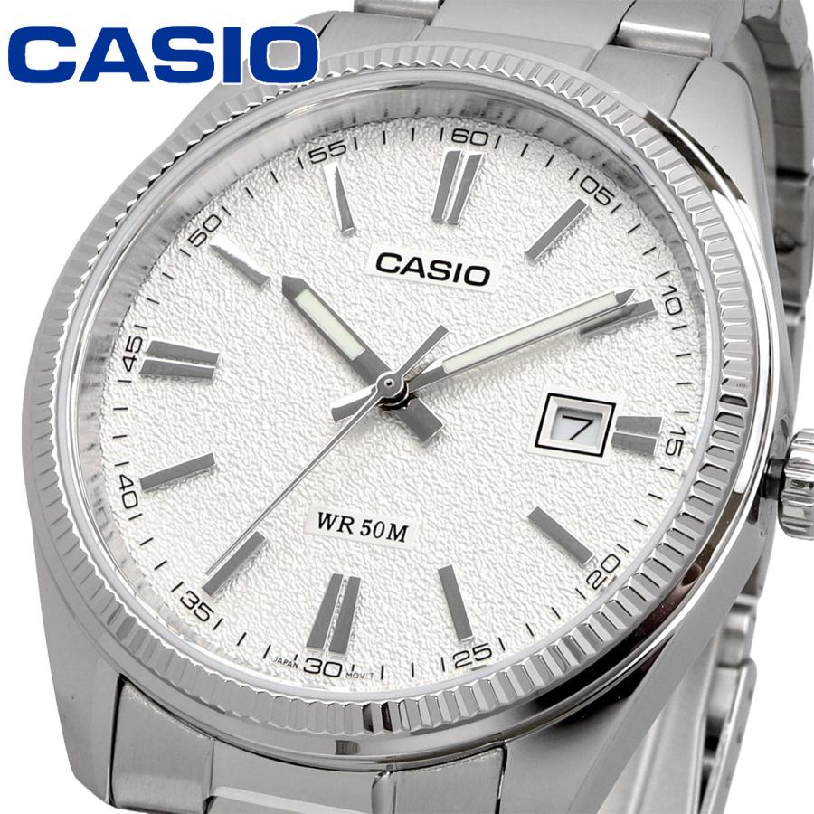 CASIO（カシオ） 時計 アナログ クオーツ メタルバンド シルバー