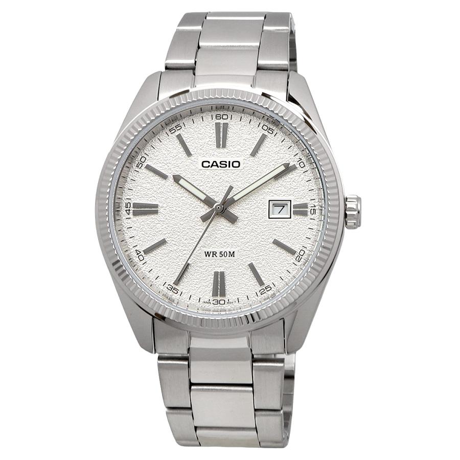CASIO（カシオ） 時計 アナログ クオーツ メタルバンド シルバー
