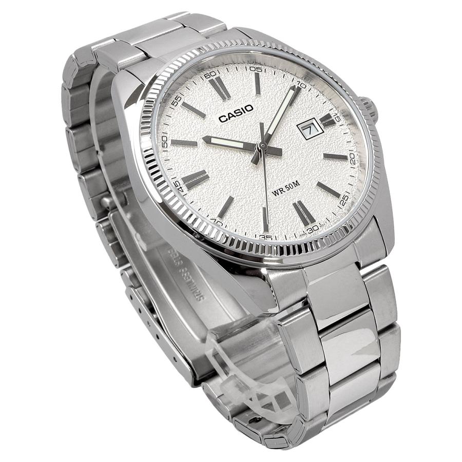 カシオ アナログ腕時計　海外逆輸入　新品　ビッグフェイス　ステンレスモデル CASIO（カシオ） 時計 アナログ クオーツ メタルバンド シルバー