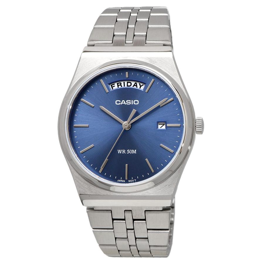 CASIO 腕時計 カシオ 時計 ウォッチ チープカシオ スタンダード アナログ クオーツ メンズ シルバー×ブルー MTP-B146D-2AV [並行輸入品]の画像