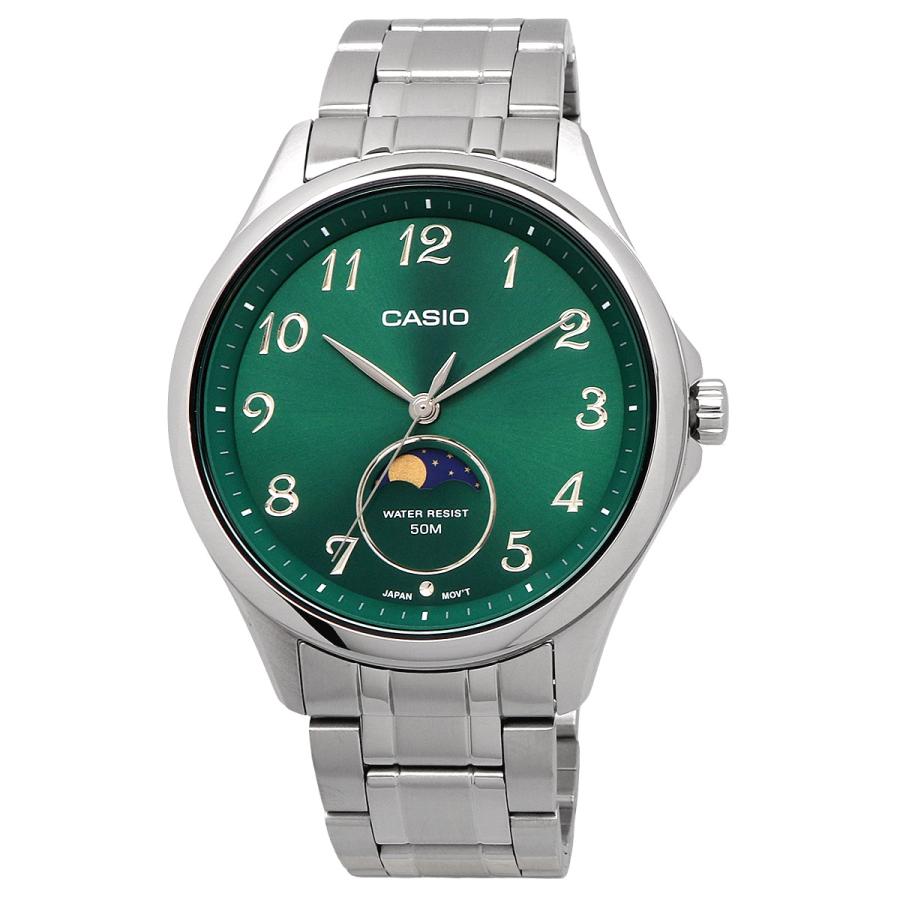 CASIO（カシオ） 腕時計 チプカシ ムーンフェイズ アナログ ラウンド