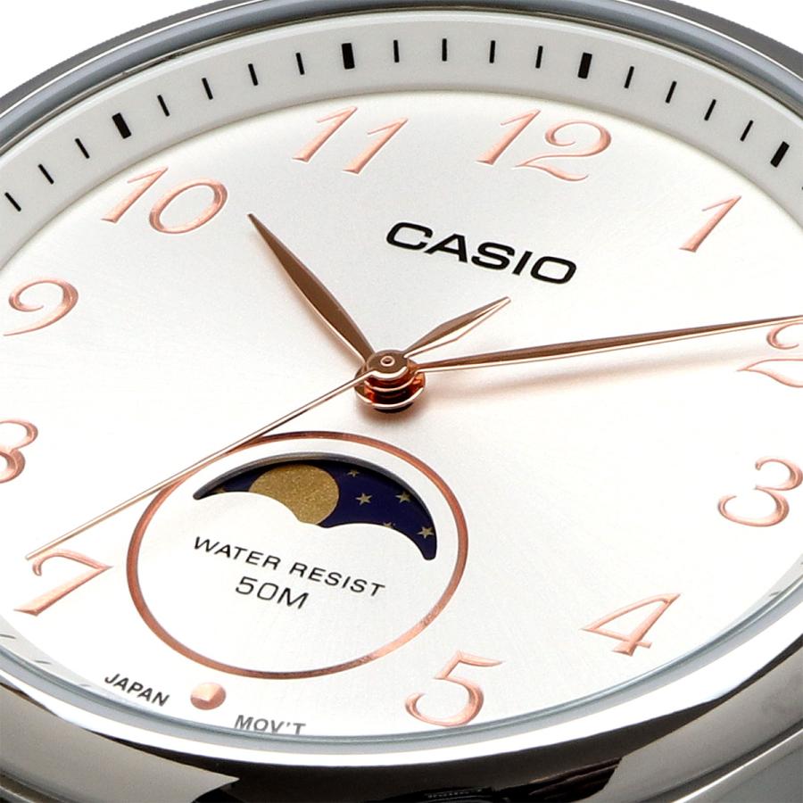 CASIO（カシオ） 腕時計 チプカシ ムーンフェイズ アナログ ラウンド
