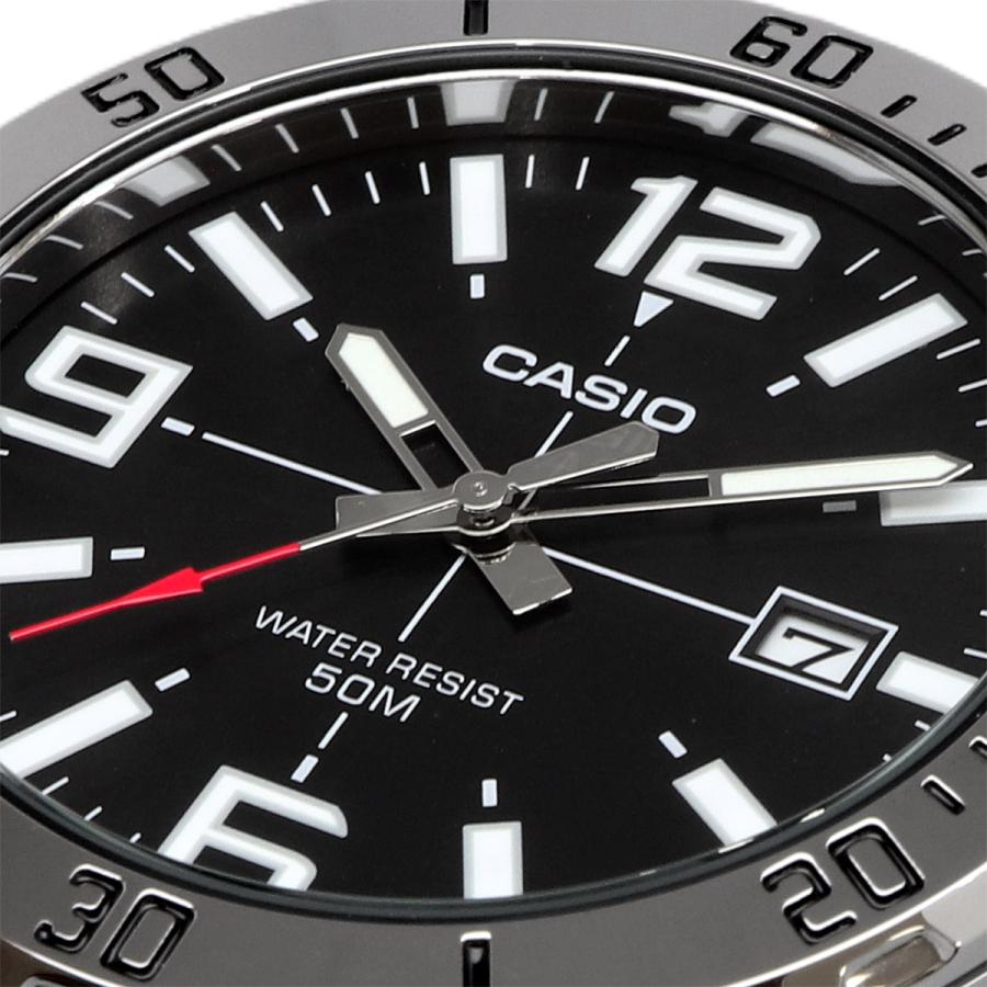 CASIO 腕時計 カシオ 時計 ウォッチ チープカシオ チプカシ シンプル MTP-VD01D-1BV メタルバンド ブラック 海外モデル [並行輸入品]の画像