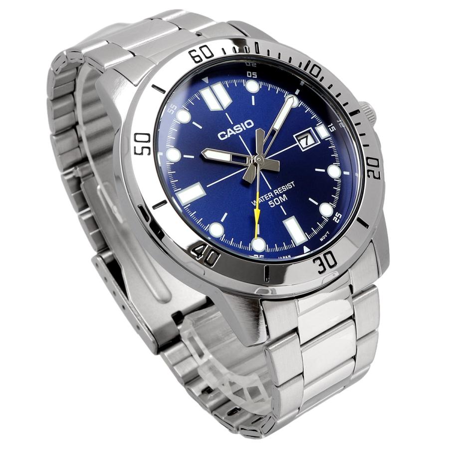 CASIO 腕時計 カシオ 時計 ウォッチ チープカシオ チプカシ シンプル MTP-VD01D-2EV メタルバンド ブルー 海外モデル [並行輸入品]の画像