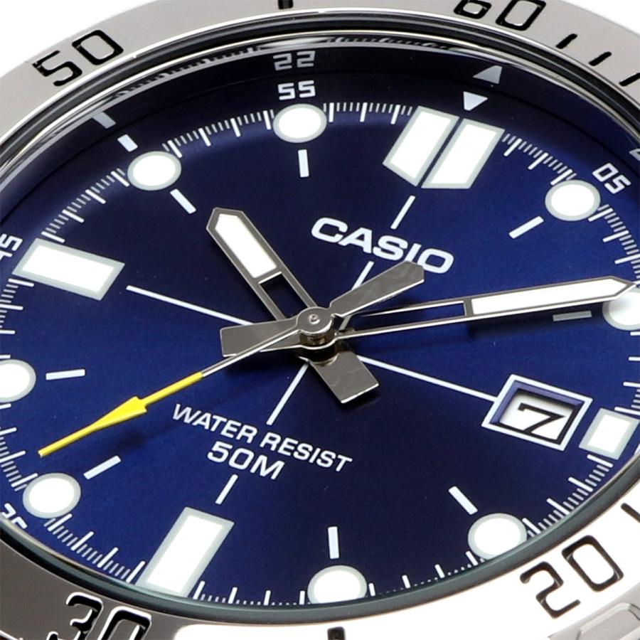 CASIO 腕時計 カシオ 時計 ウォッチ チープカシオ チプカシ シンプル MTP-VD01D-2EV メタルバンド ブルー 海外モデル [並行輸入品]の画像