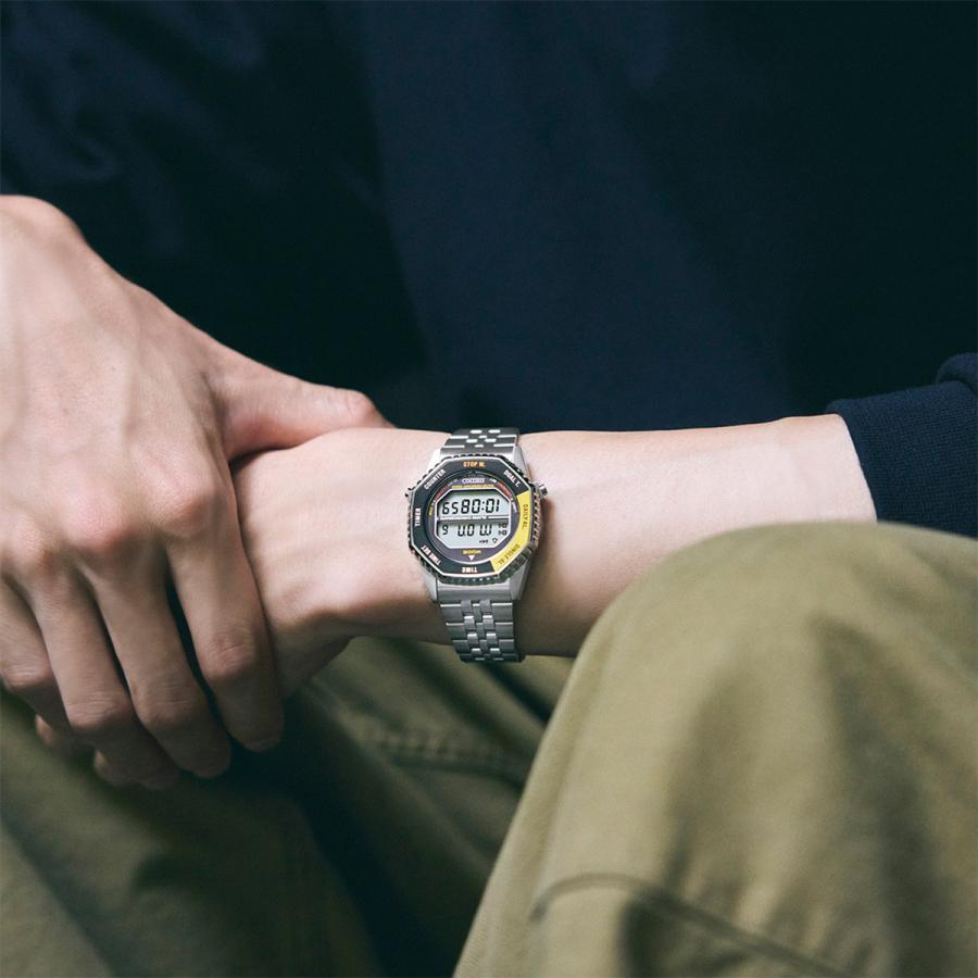 SEIKO ロトコール Rotocall 復刻デザインモデル デジタル クオーツ 腕時計 SMGG17P1 シルバー イエロー×ブラックベゼル [並行輸入品]の画像