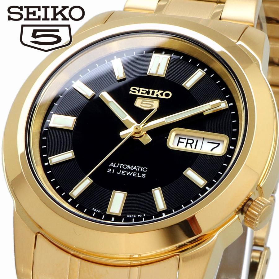 素晴らしい 自動巻き セイコー5 海外モデル セイコー SEIKO 腕時計 新品 送料無料 ゴールド SNKK22K1 メンズ カジュアル ビジネス 腕時計