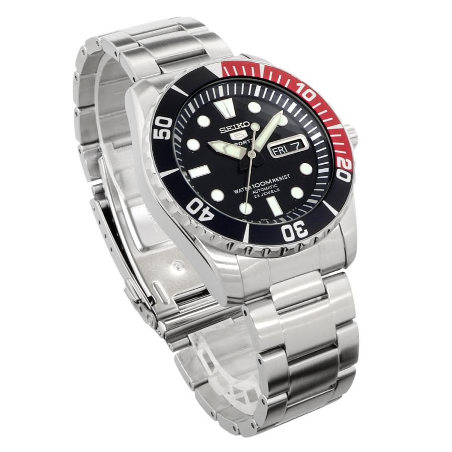 SEIKO SNZF15K1 自動巻き 海外モデル　100m防水 ペプシ Seiko 5 SEIKO セイコー 腕時計 メンズ 海外モデル セイコー5スポーツ