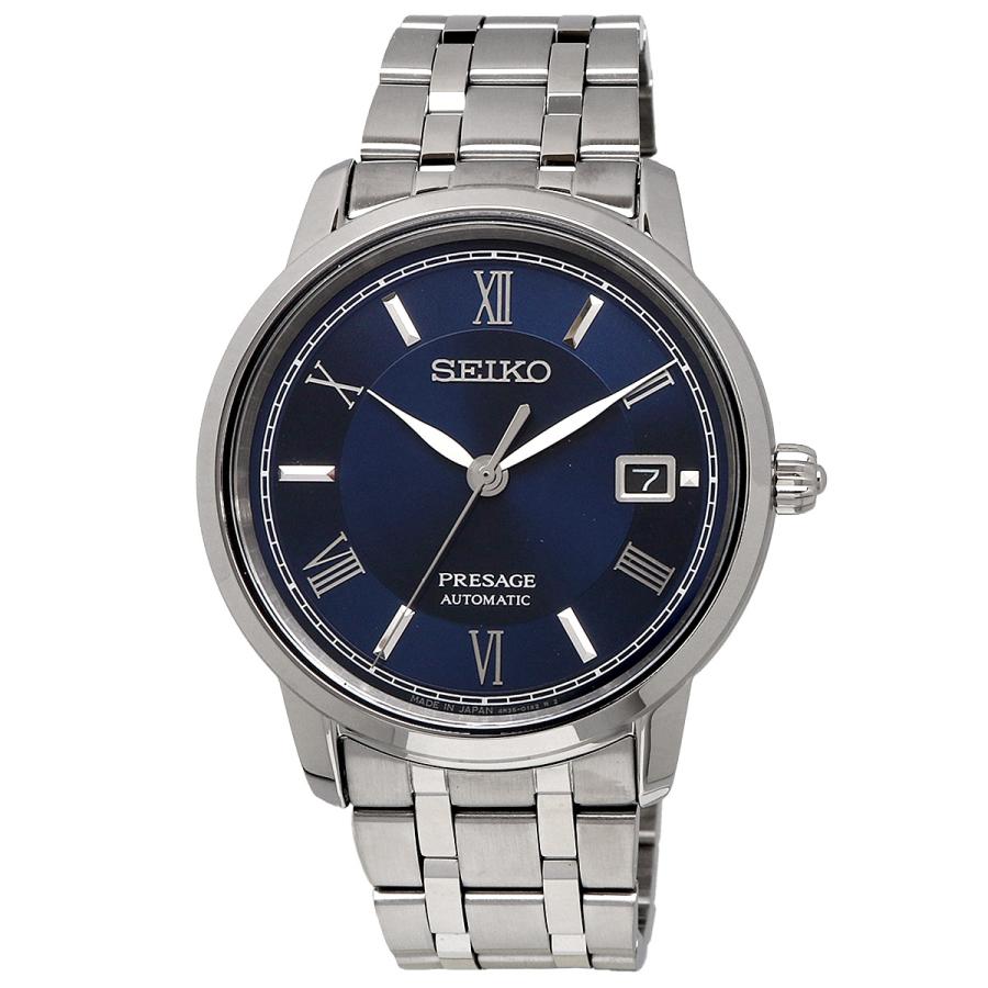 SEIKO Presage ネイビー 自動巻き 時計 SEIKO プレザージュ 自動巻き 腕時計 ネイビー SEIKO
