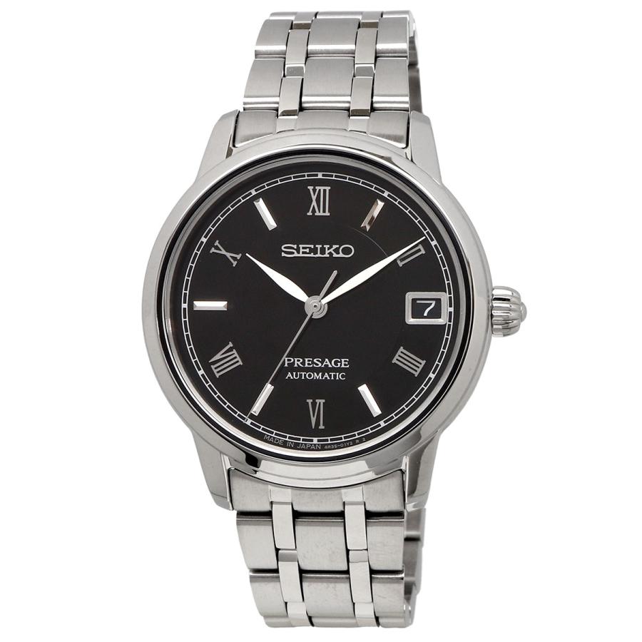 SEIKO Presage 自動巻き時計 ブラック SEIKO 腕時計 セイコー ウォッチ 【日本製 Made in Japan