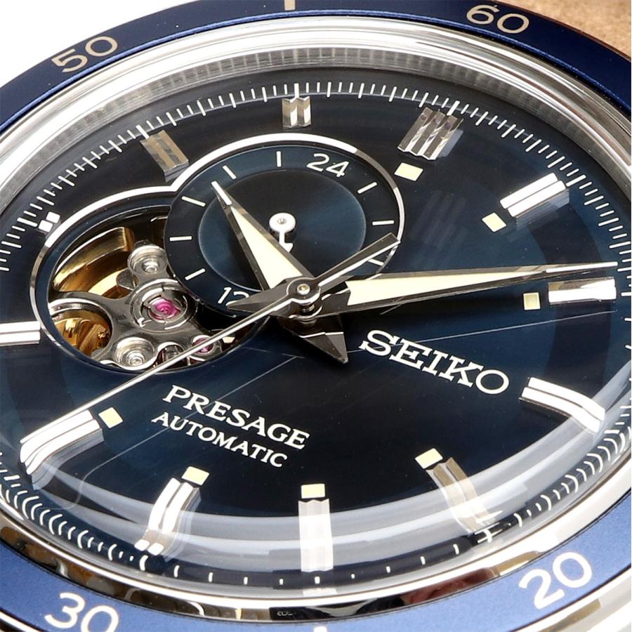 末永SEIKO PRESAGE 自動巻き 腕時計 ブルー Amazon.co.jp: SEIKO Presage 自動巻きブルーダイヤル メンズ腕時計