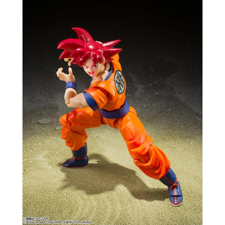 S.H.フィギュアーツ ドラゴンボール超 スーパーサイヤ人ゴッド孫悟空-正しき心がもたらすサイヤ人の神-｜north-work-store｜02