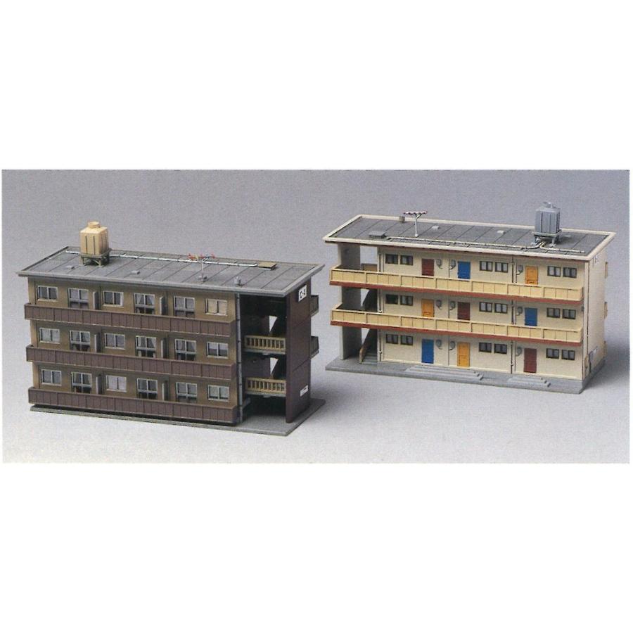 専用 グリーンマックス（GREENMAX） Nゲージ 2152 集合住宅 (未塗装キット