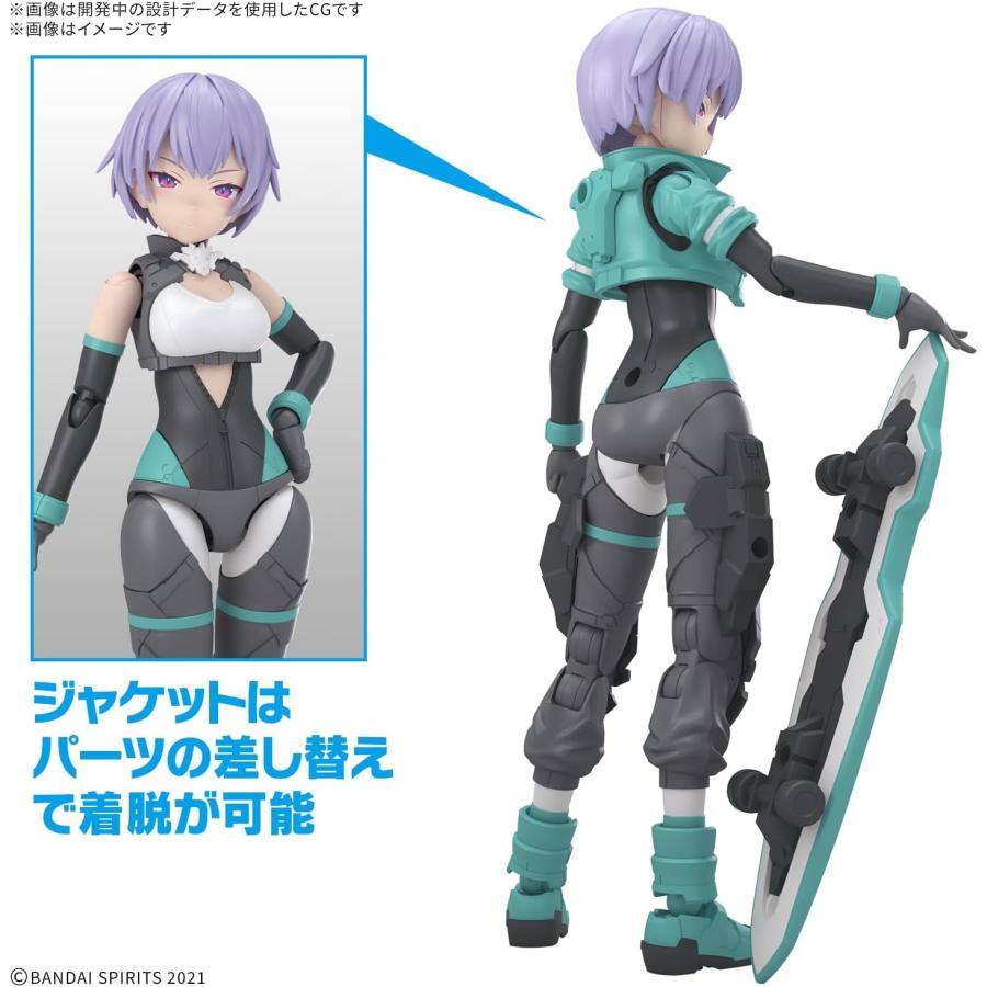 BANDAI（バンダイ） 30MS SIS-V00 ライディラ カラーA 色分け済み