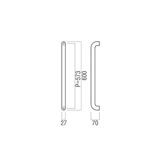 ユニオン（UNION） 在庫確認可 直送 G500-01-023-L600-FIX 建築用金物 