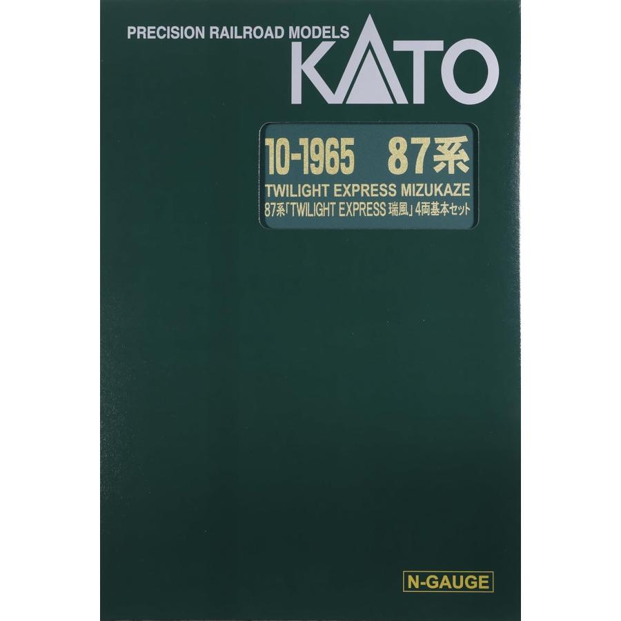 カトー（KATO） Nゲージ 87系 「TWILIGHT EXPRESS 瑞風」 4両基本
