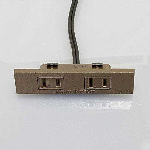 NOATEK（ノアテック） ノア 家具用コンセント（什器用） 2ヶ口