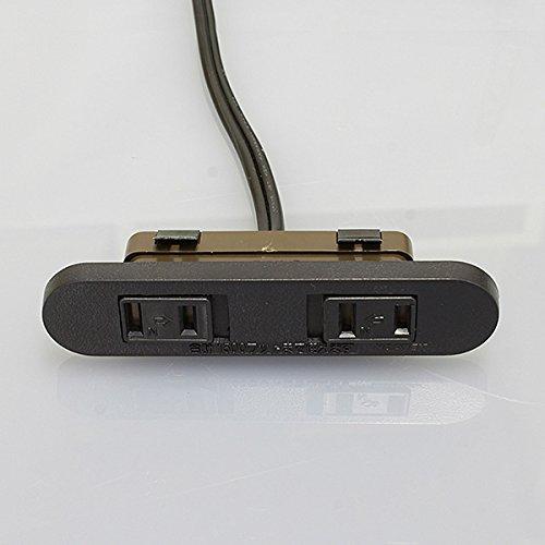 NOATEK（ノアテック） ノア 家具用コンセント（什器用） 2ヶ口スライド
