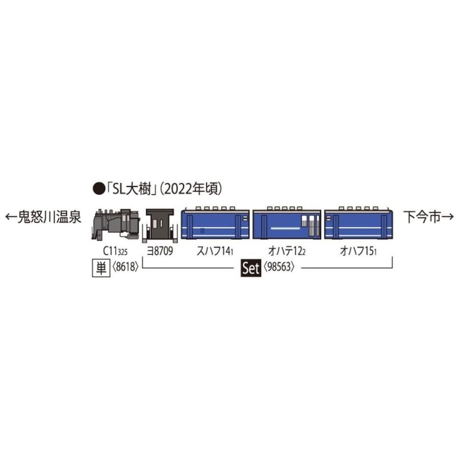 トミックス TOMIX Nゲージ 東武鉄道 14系・ヨ8000形 SL大樹 青色