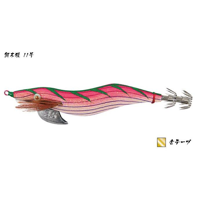 林釣漁具　餌木猿　3.5  11本　餌木バッグ Amazon | 林釣漁具製作所 餌木猿 3.5号 (1号 金テープ) | 林釣