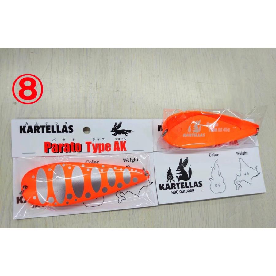 カルテラス KARTELLAS パラトタイプアキアジ AK 45g : NorthCastヤフー