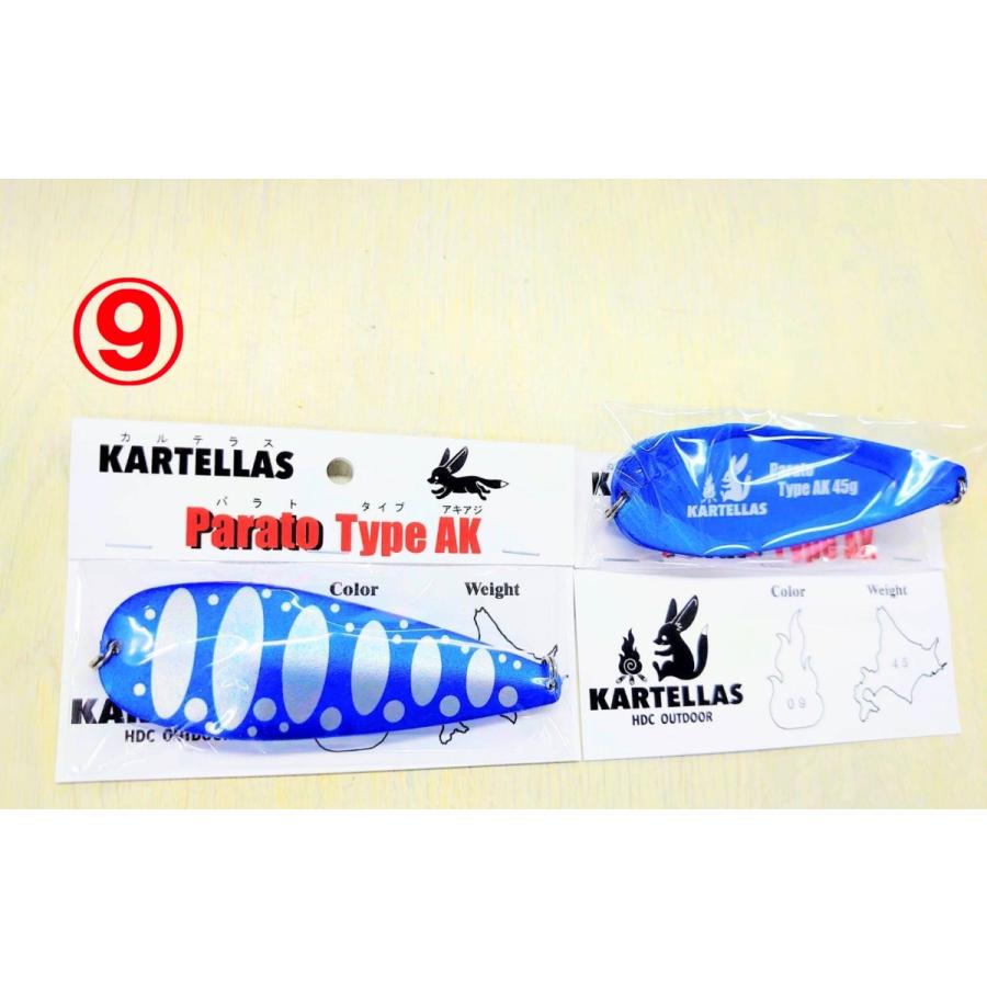 カルテラス KARTELLAS パラトタイプアキアジ AK 45g : NorthCastヤフー