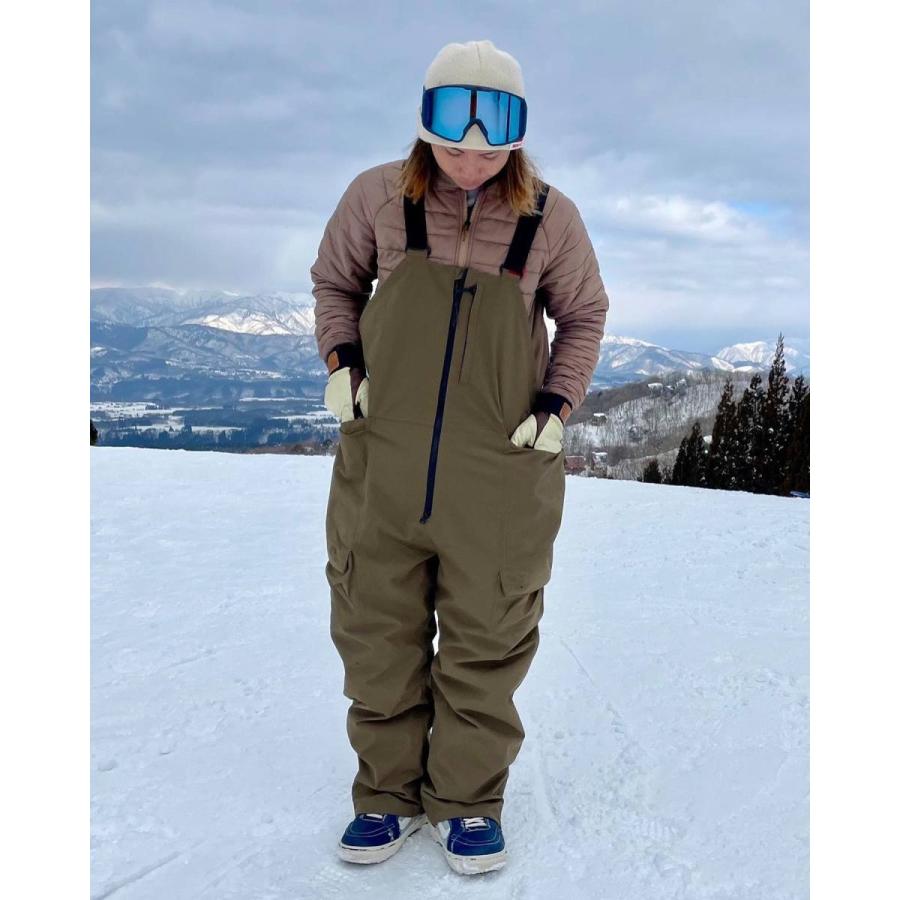 686　SIX EIGHT SIX　シックスエイトシックス　COMPASS ANYTIME BIB　TOBACCO　2022-2023　メンズ レディース スノーボード ウェア ビブパンツ ANYTIME