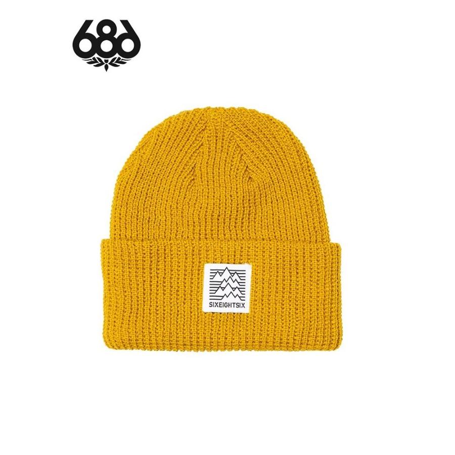専用 ビーニー 686（シックスエイトシックス） CLASSIC KNIT BEANIE CITRON メンズ