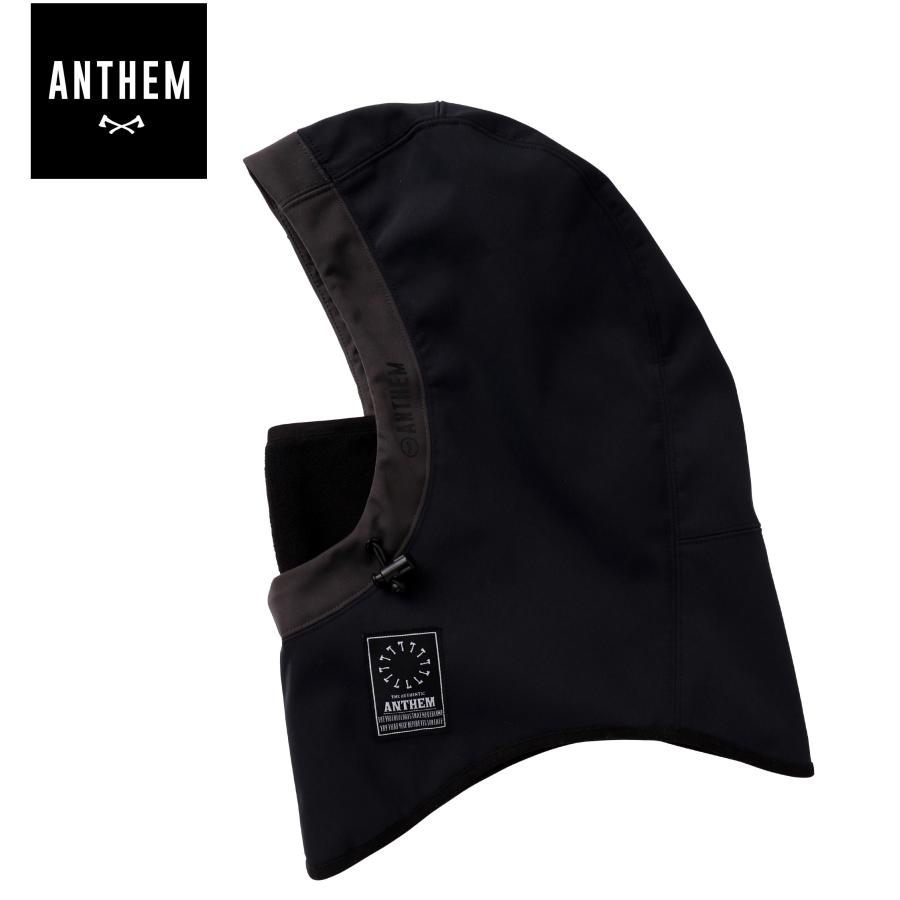 ANTHEM アンセム BONDED NECK HOOD DEEP BLACK スノーボード フェイス
