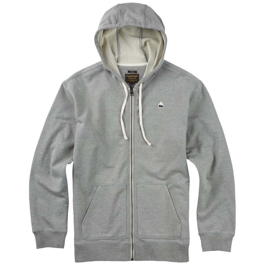 BURTON　Roe Full-Zip　Gray Heather　バートン パーカー｜northern-l