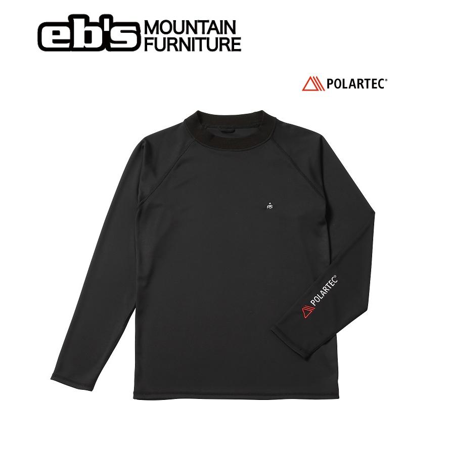 新品未使用 25-26 eb's Base Layer POLARTEC LAYER TOPS BLACK M 即日発送 土日祝発送OK eb's（エビス） 25-26 POLARTEC LAYER TOPS ポーラテック レイヤー