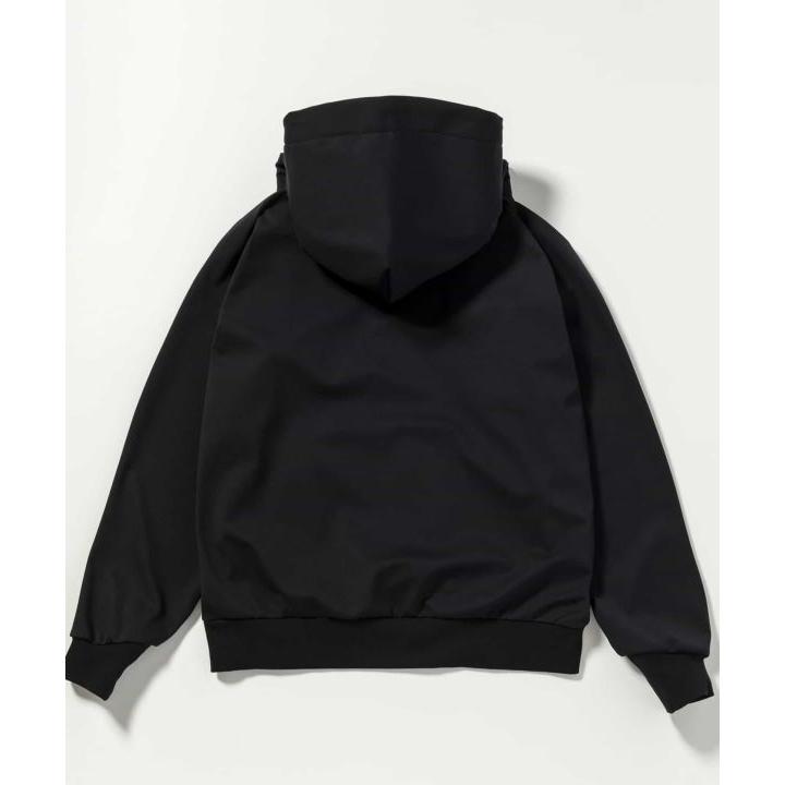 予約商品　inhabitant インハビタント　撥水パーカー WATER-REPELLENT PULL PARKA　BLACK　24-25 スノーウェア ジャケット｜northern-l｜02