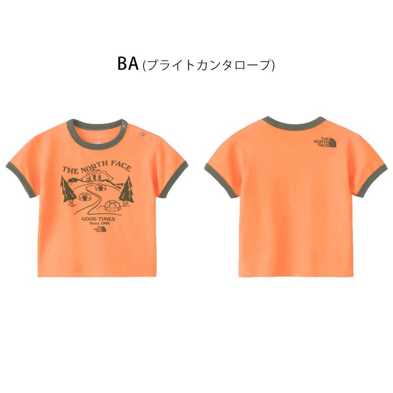 新作 ノースフェイス ベビー S/S ラッチ パイル リンガー ティー BABY S/S LATCH PILE RINGER TEE Tシャツ NTB32474 キッズ｜northfeel-apparel｜03