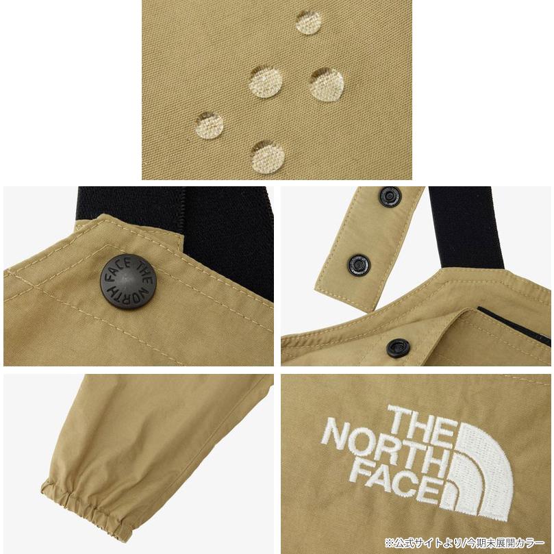 【THE NORTH FACE】フィールドビブ　80 ベージュ THE NORTH FACE（ザ ノースフェイス） ベビーオーバーオール 80-90cm