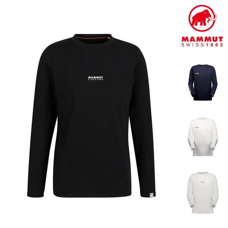 セールマムート QD ロゴ プリント ロングスリーブ Tシャツ アジアンフィット ロンT トップス 1016-01030 メンズ | MAMMUT
