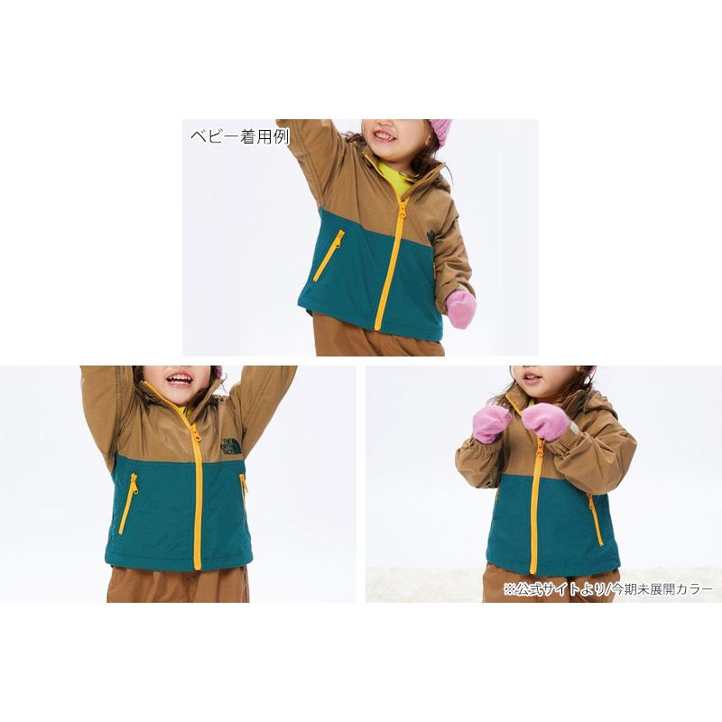 セール ノースフェイス  ベビー コンパクト ジャケット BABY COMPACT JACKET ウインドブレーカー アウター NPB72310 ベビー｜northfeel｜11