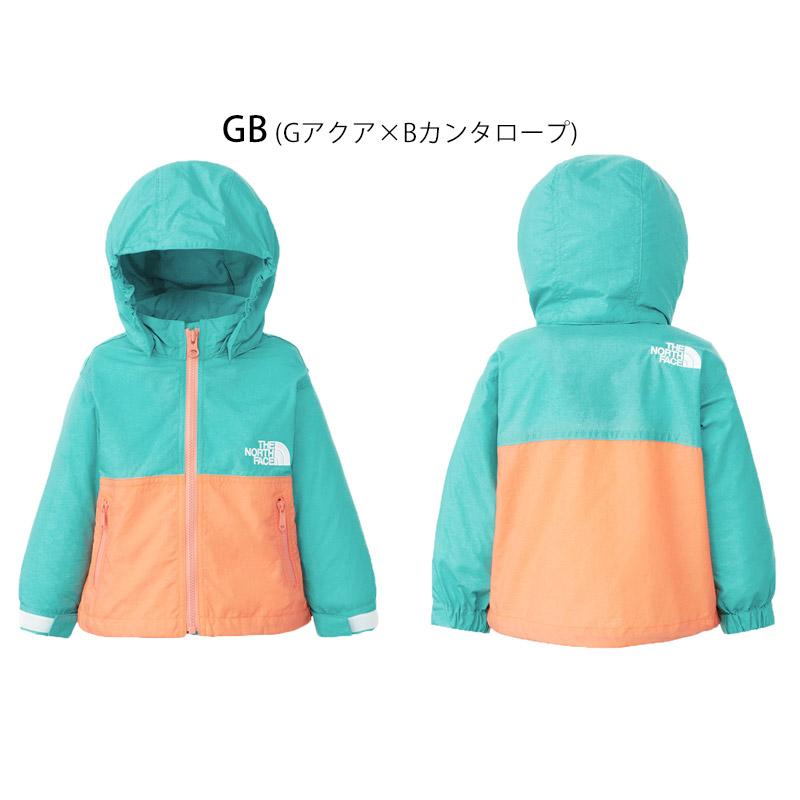 セール ノースフェイス  ベビー コンパクト ジャケット BABY COMPACT JACKET ウインドブレーカー アウター NPB72310 ベビー｜northfeel｜03