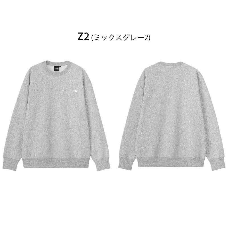ノースフェイス スモールロゴヘザースウェットクルー NT62337 W THE NORTH FACE セール ザ・ノース・フェイス スモール ロゴ